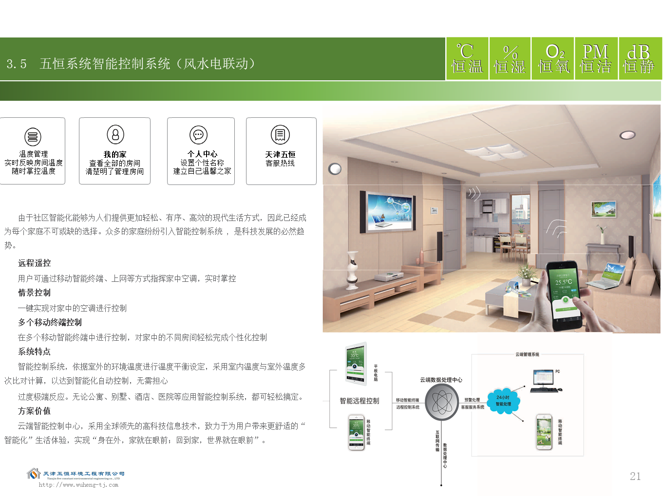天津五恒環境控制系統 打造舒適健康家居，開啟遠程健康管理新篇章